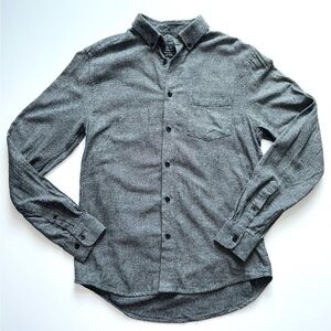 Primark Man's Charcoal Button Down Shirt‎ Small